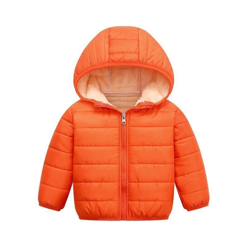 SnuggleWarm Kids Hooded Puffer Jacket