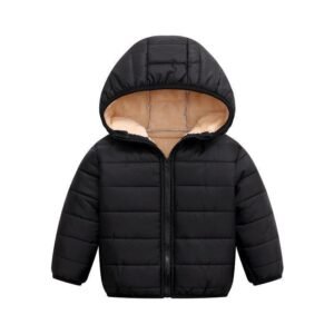 SnuggleWarm Kids Hooded Puffer Jacket