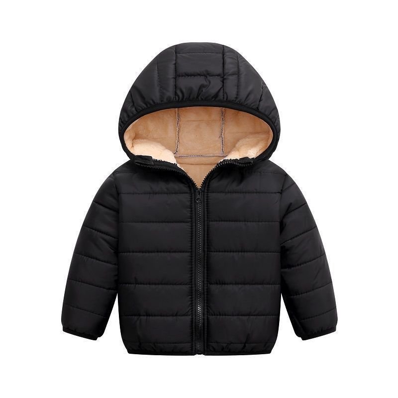SnuggleWarm Kids Hooded Puffer Jacket