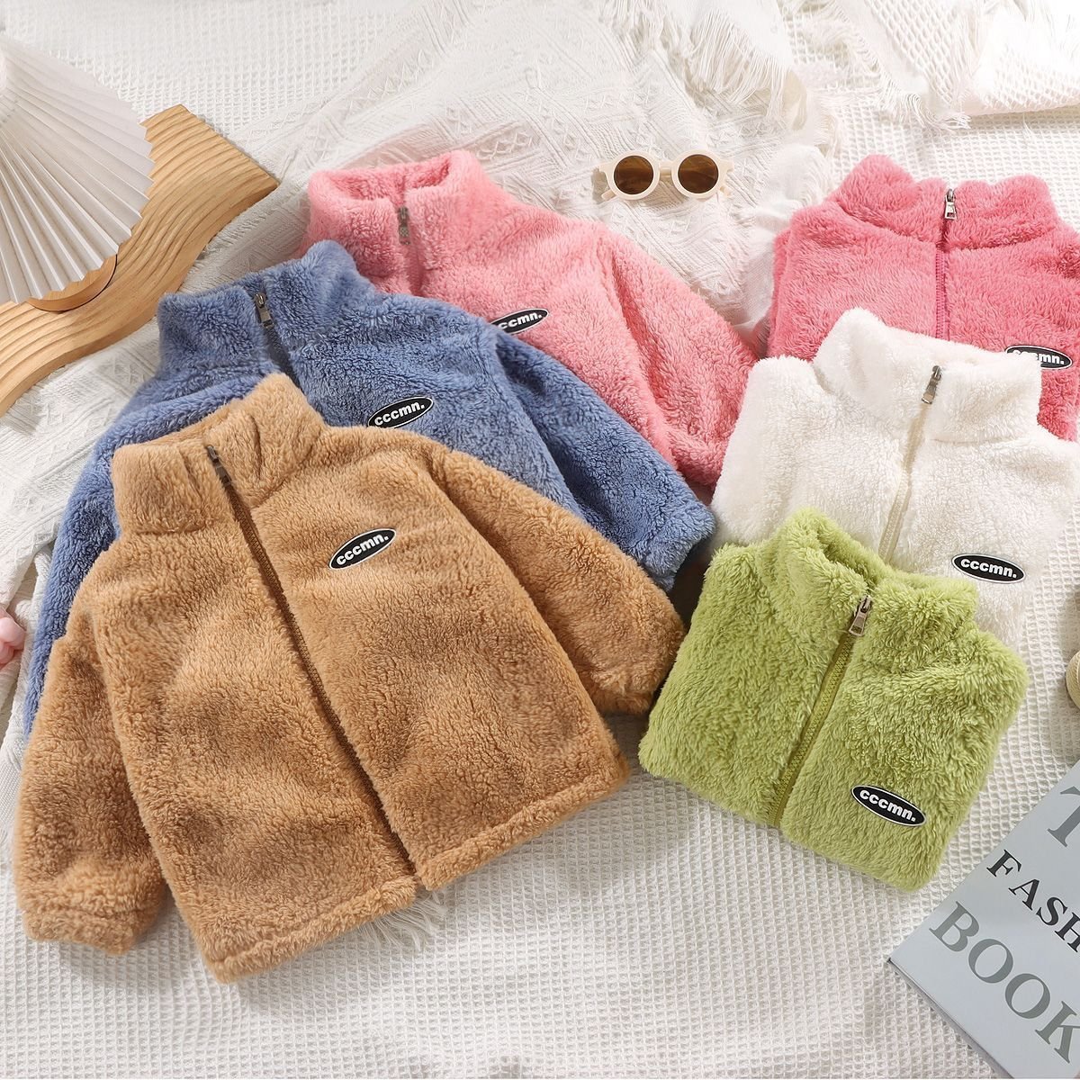 CozyCloud Kids Sherpa Fleece Jacket  Price: